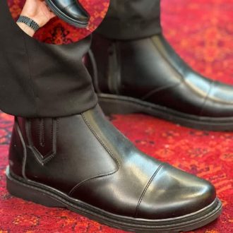 نیم بوت مردانه کلاسیک دور دوخت
